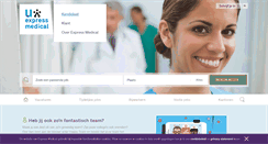 Desktop Screenshot of expressmedical.be